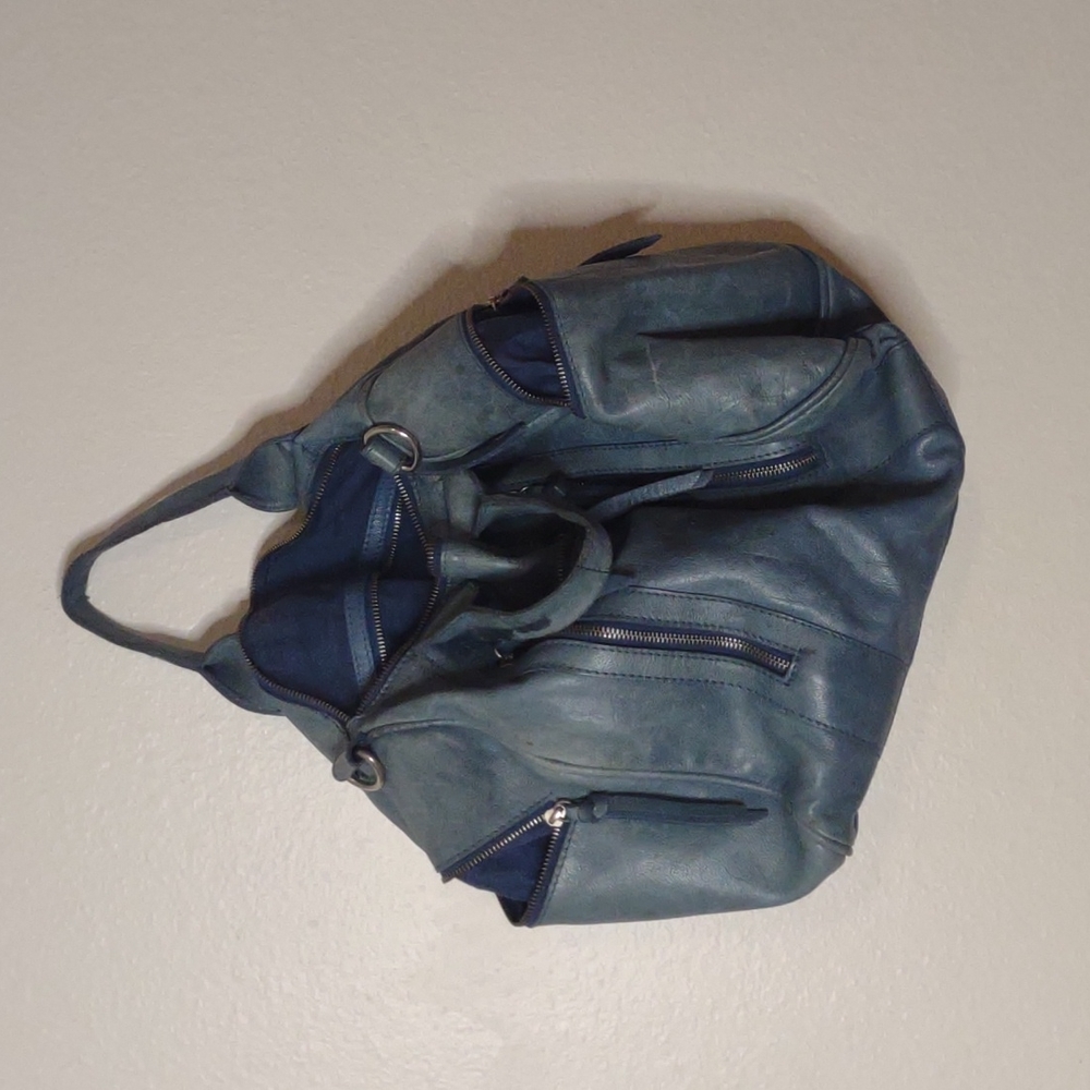 Johnny Was Bohemian Leather Hobo Purse